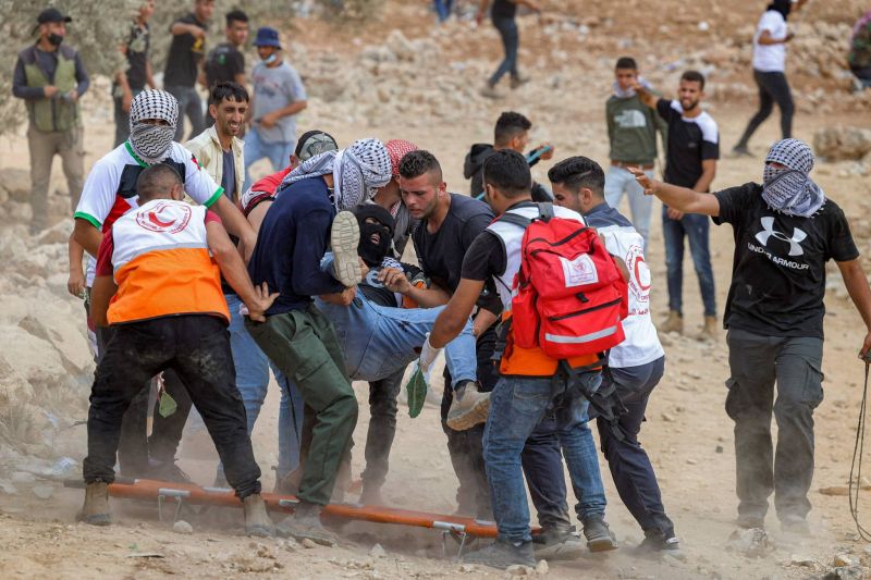 Heurts avec des soldats israéliens, près de 150 blessés palestiniens
