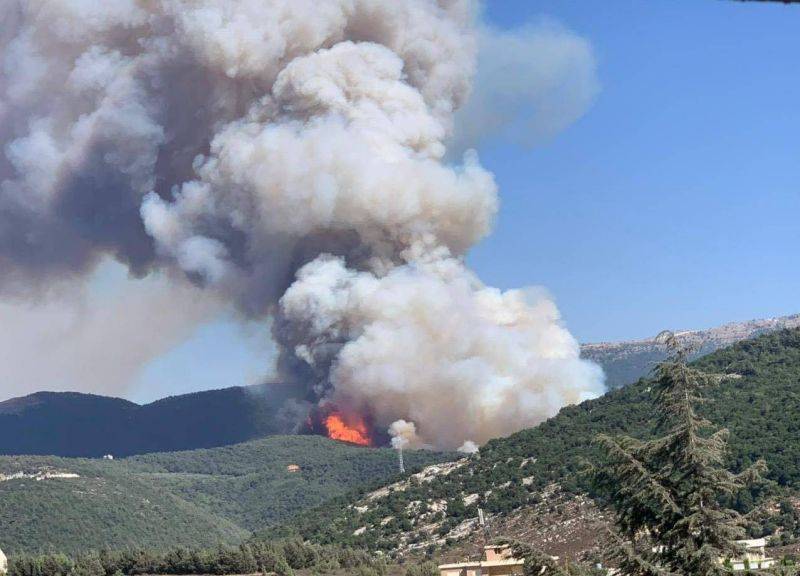 Wildfires rage in north Lebanon, claiming a life as authorities appeal to Cyprus for help
