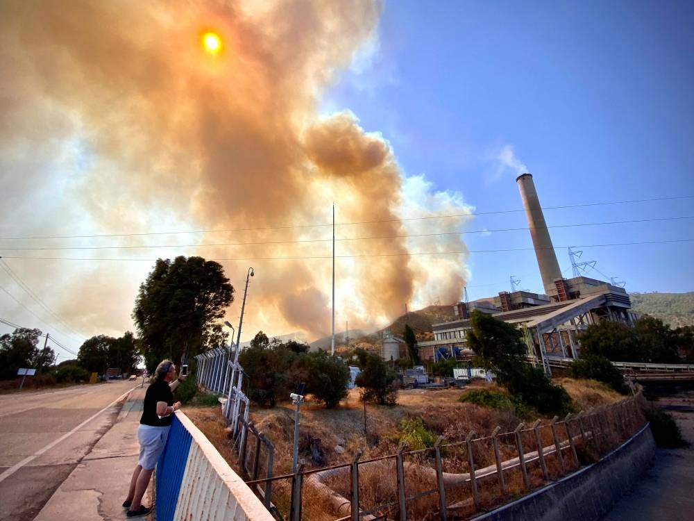 Nouvel incendie près d'une centrale thermique