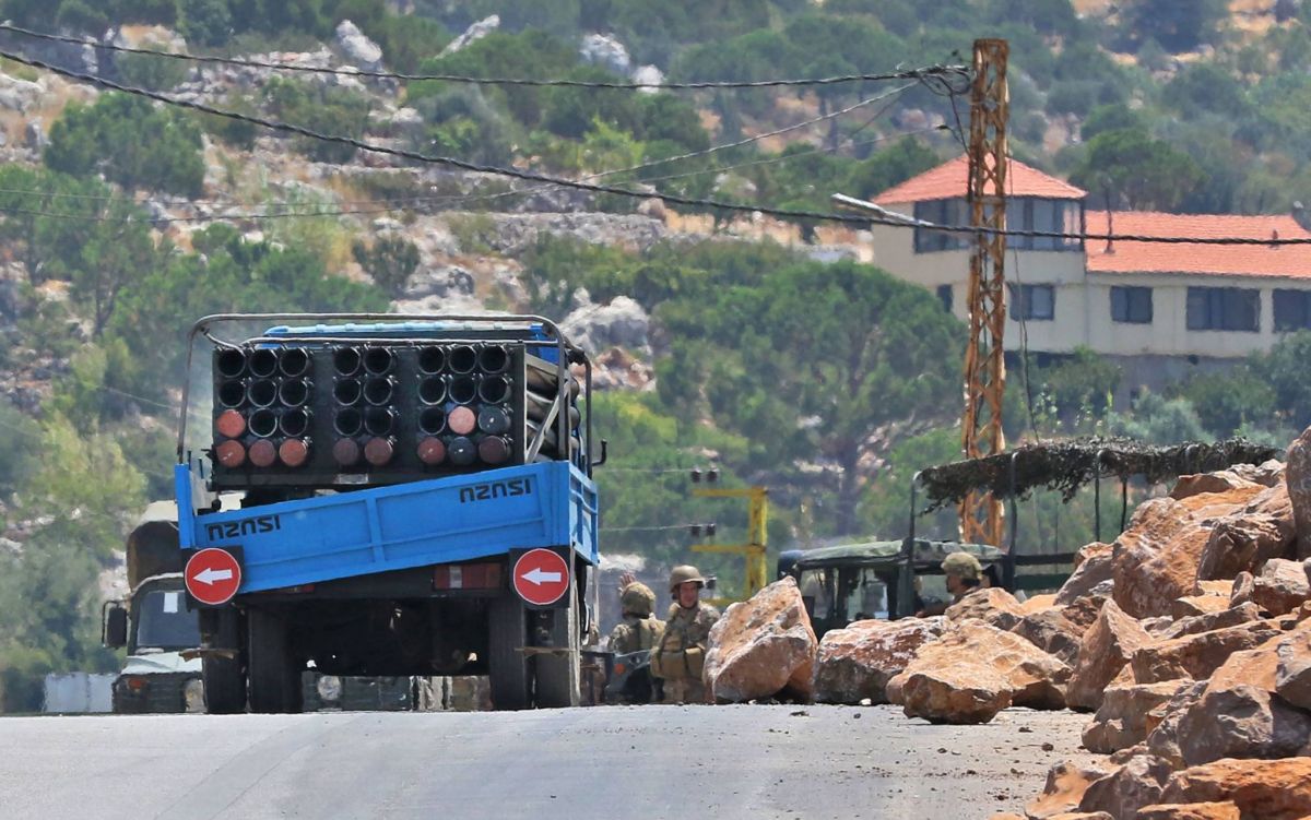 Un lance-roquettes du Hezbollah intercepté par des habitants de la région de Hasbaya
