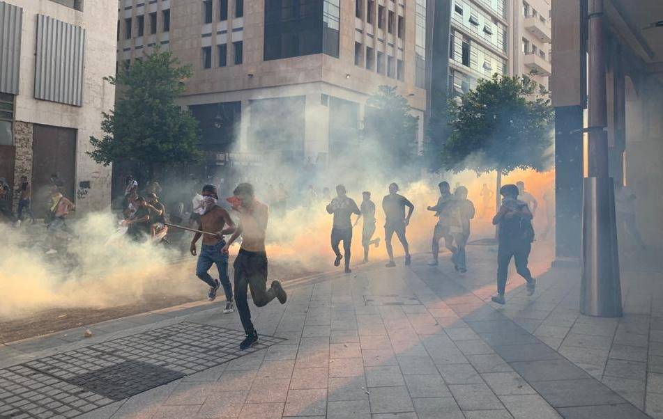 Protesters face off against security forces, demanding accountability on anniversary of Beirut blast Protesters face off against security forces, demanding accountability on anniversary of Beirut blast