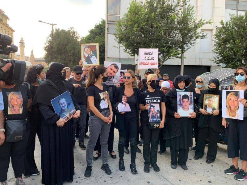 Families of the Beirut port blast victims march to demand justice Families of the Beirut port blast victims march to demand justice