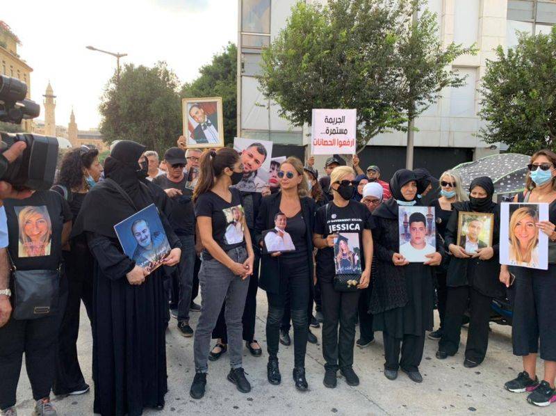 Families of the Beirut port blast victims march to demand justice