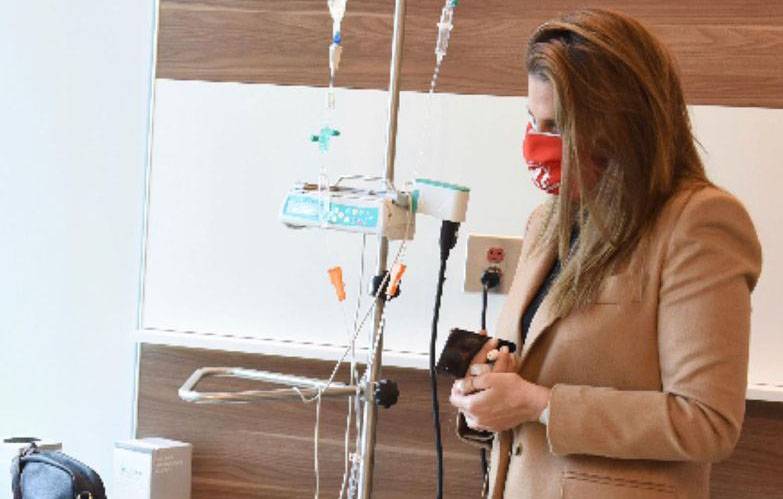 AUBMC cancer patients saved by donations after one week without treatment