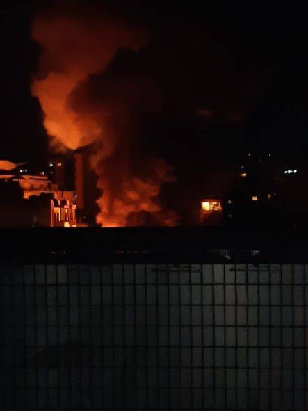 Incendie dans une station-relais d'EDL à Kaskas
