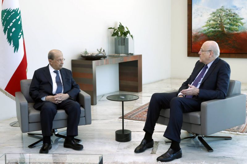 Discrète réunion entre Aoun et Mikati à Baabda