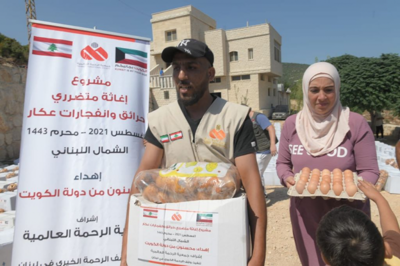 Une association koweïtienne offre des aides aux habitants de Tleil et de Jabal Akroum