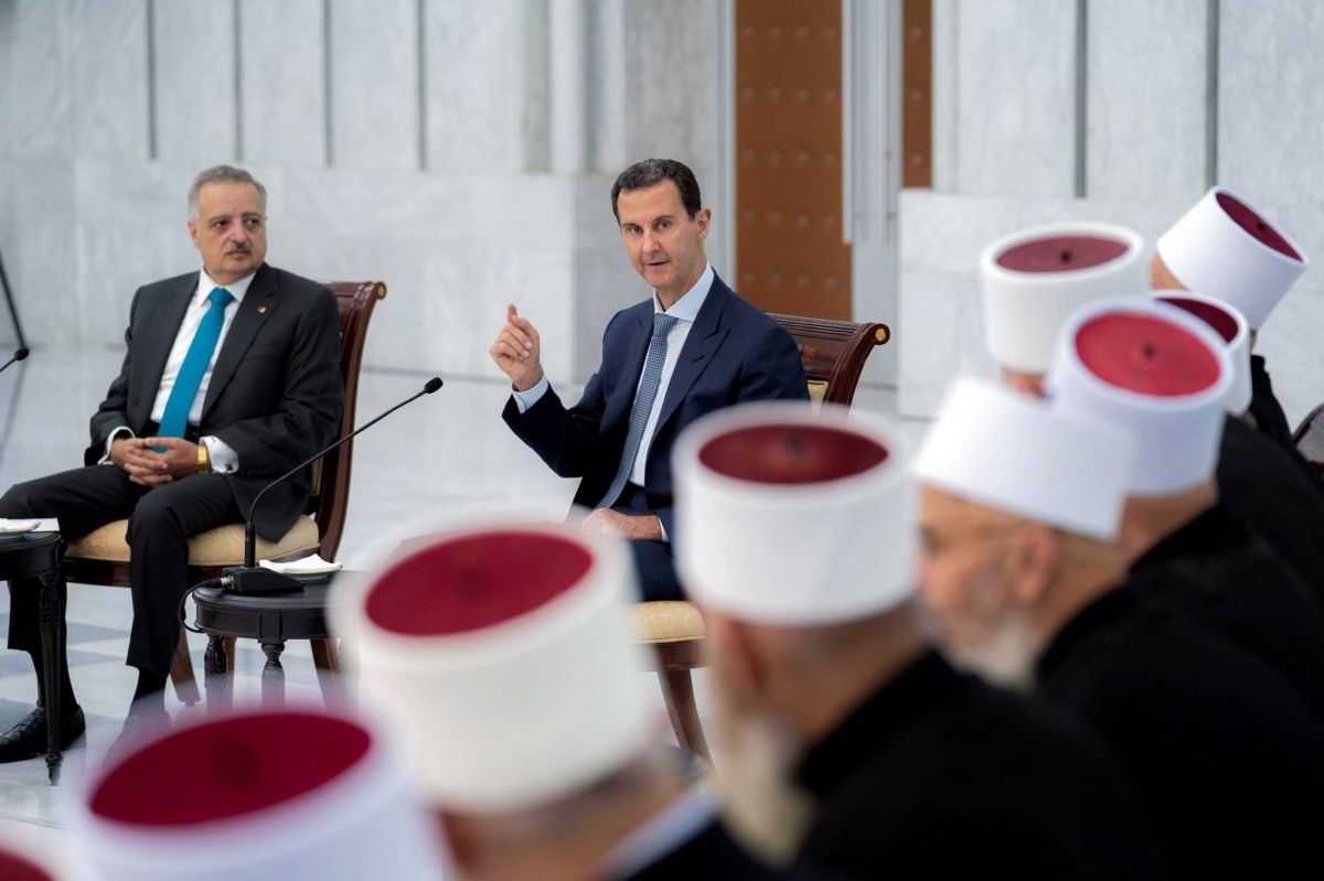 Talal Arslane reçu à Damas par Assad