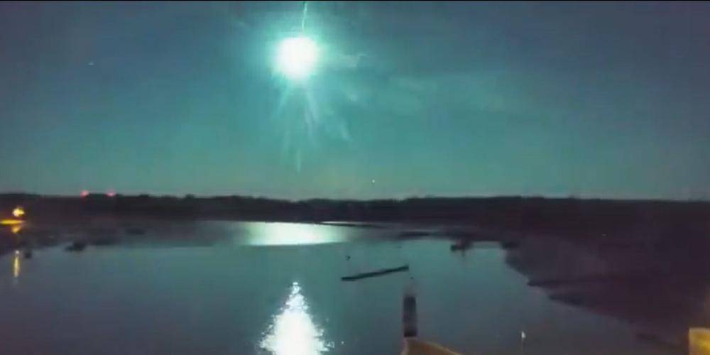 Un météore a traversé le ciel de l'ouest de la France au sud de l'Angleterre