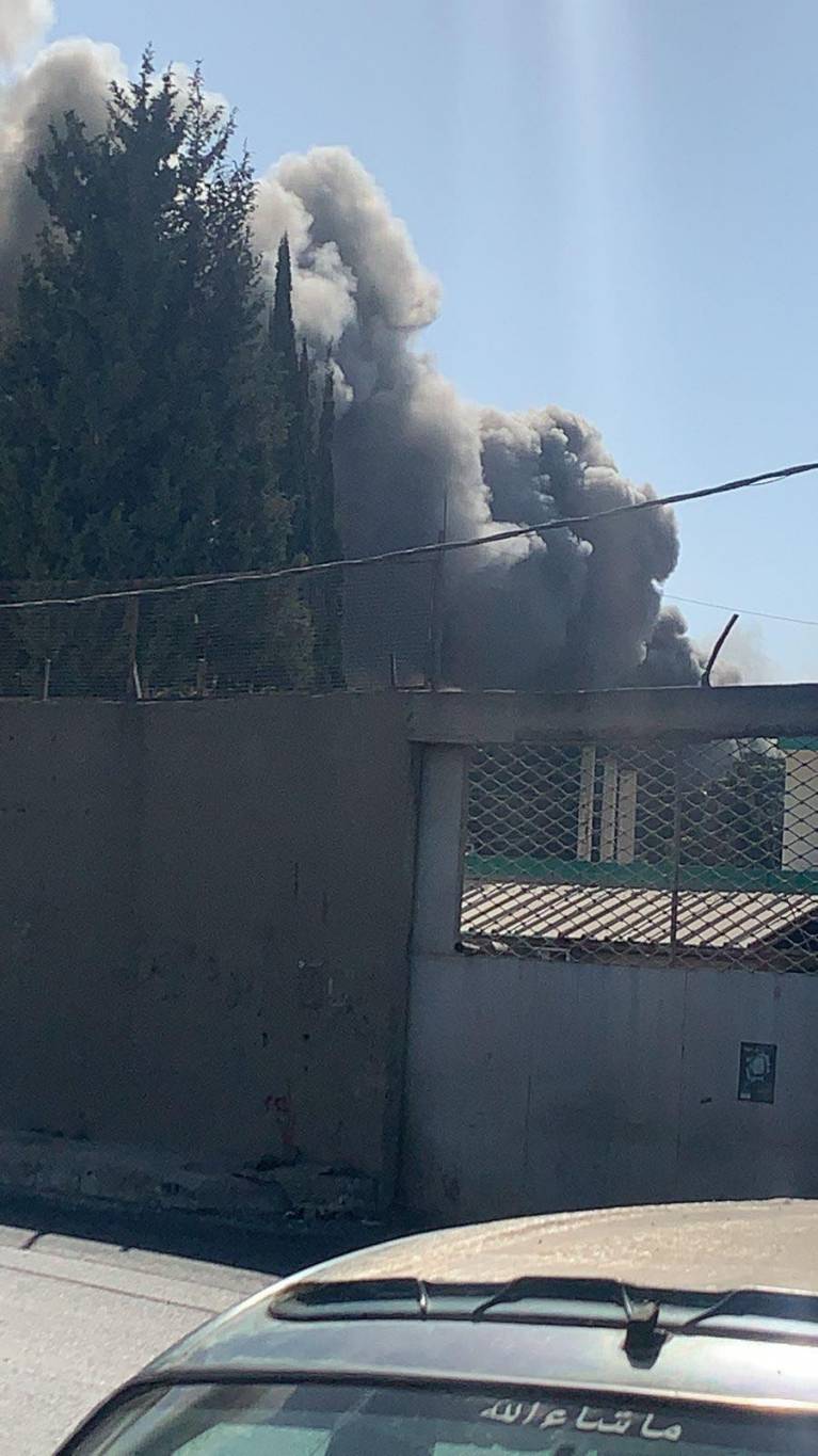 Incendie dans un terrain de Beddaoui