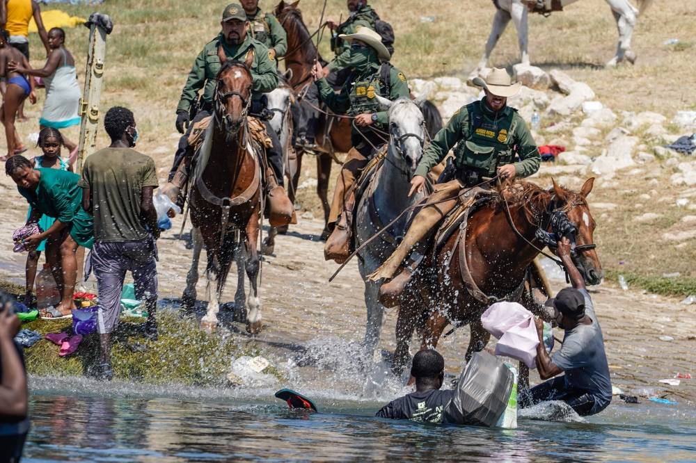 Les images d'Haïtiens refoulés à la frontière 