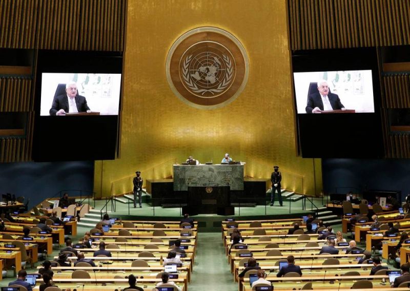 A l'ONU, Abbas donne 