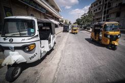 Les tuk-tuk, un moyen de transport alternatif dans la Békaa. Photo João Sousa