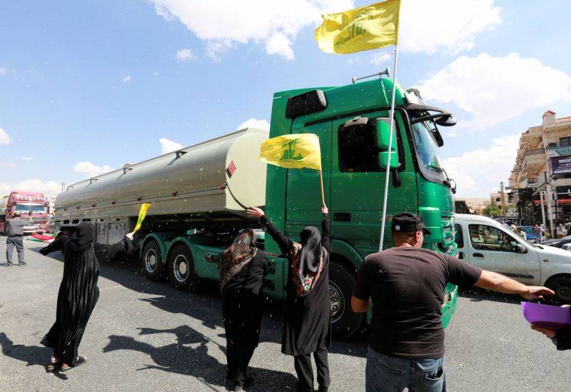 Another convoy of trucks carrying Iranian fuel arrives overnight