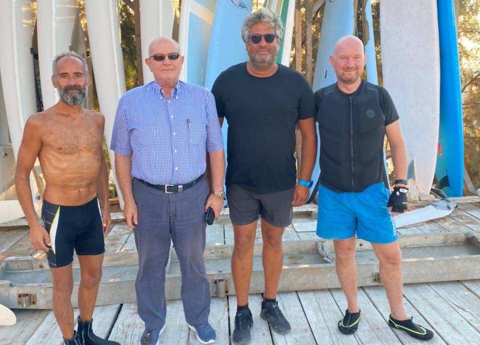 Jalkh rend visite au Yacht Club du Liban