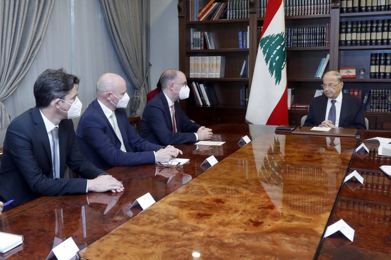 Aoun s'entretient avec le ministre d'Etat allemand aux Affaires étrangères