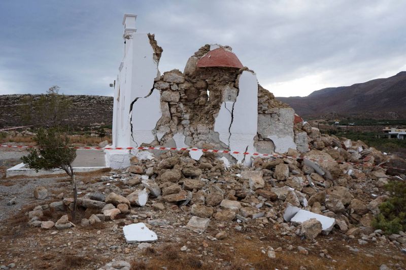 La Crète de nouveau secouée par un fort séisme, des dégâts matériels