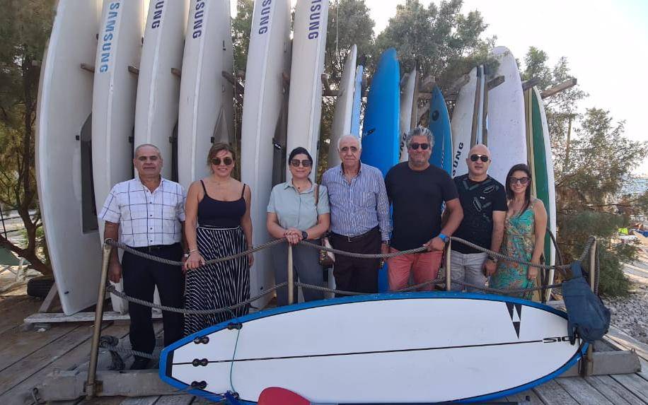 Salem reçoit Kossaïfi au Yacht Club du Liban