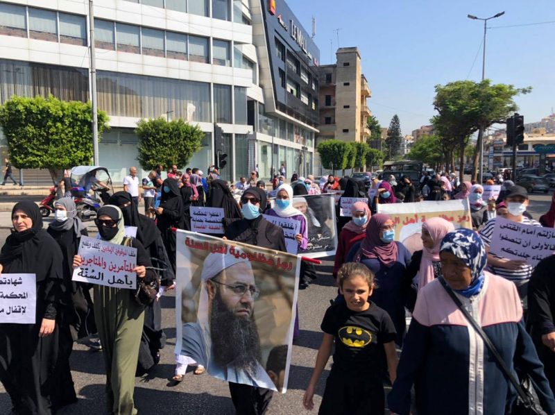 Des partisans du cheikh salafiste Assir manifestent à Saïda