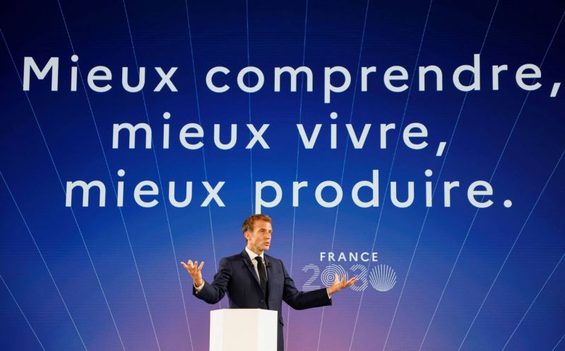 Macron veut réindustrialiser la France d'ici 2030