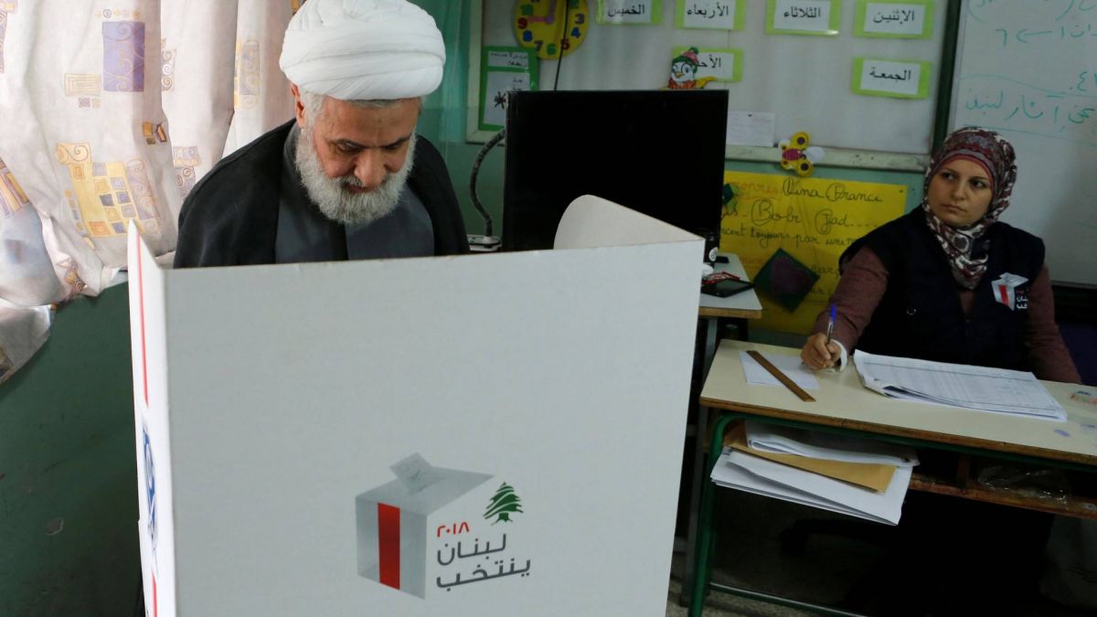 Hezbollah's number two says his organization supports expatriate voting in upcoming parliamentary elections Hezbollah's number two says his organization supports expatriate voting in upcoming parliamentary elections