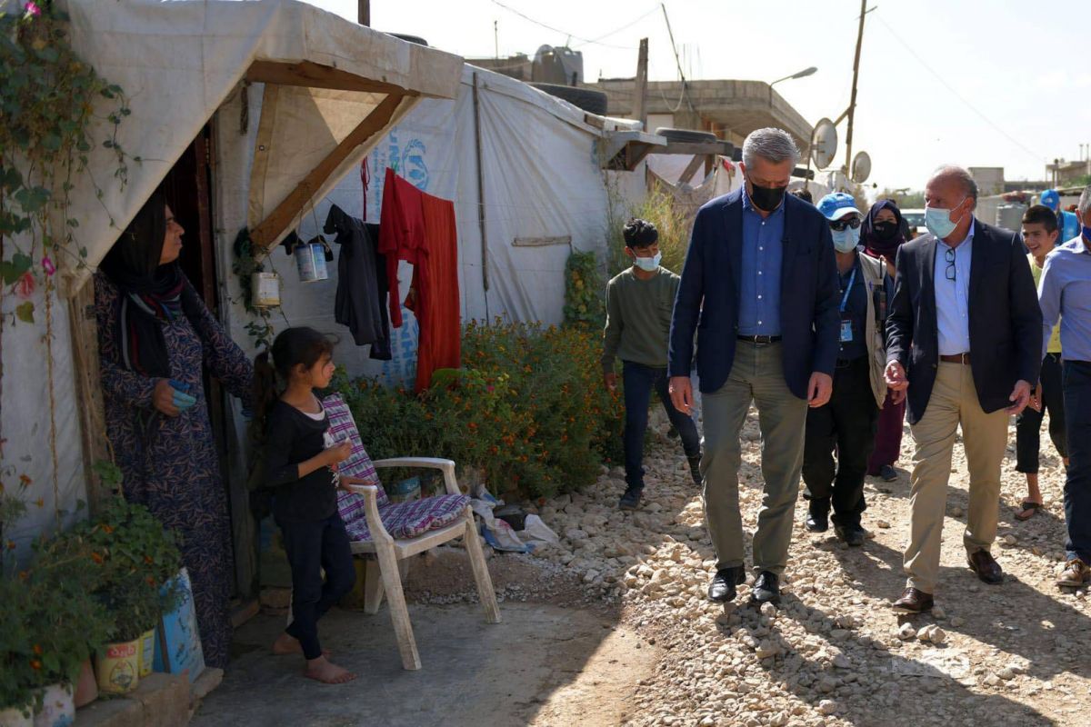 Lors d'une visite au Liban, le haut-commissaire de l'ONU aux Réfugiés appelle la communauté internationale à intensifier son soutien Lors d'une visite au Liban, le haut-commissaire de l'ONU aux Réfugiés appelle la communauté internationale à intensifier son soutien