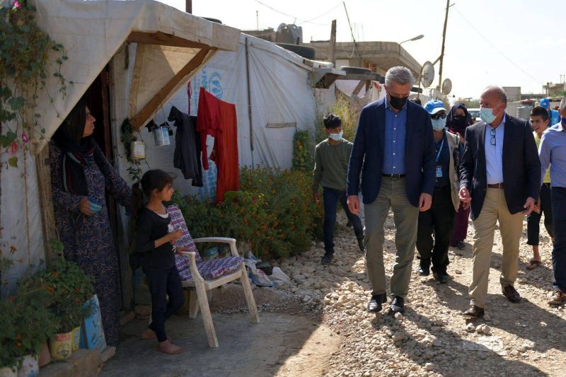 Lors d'une visite au Liban, le haut-commissaire de l'ONU aux Réfugiés appelle la communauté internationale à intensifier son soutien