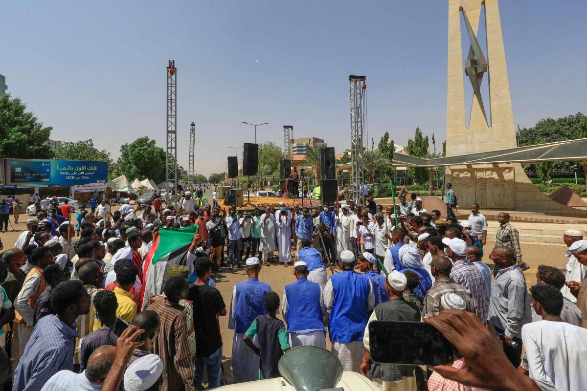 Au Soudan, 2e jour d'un sit-in réclamant un gouvernement de militaires