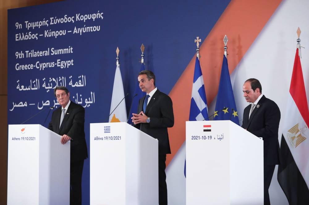Signature d'un accord entre l'Egypte, la Grèce et Chypre