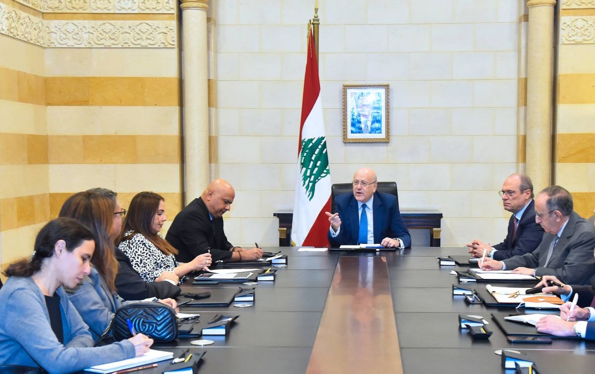 Sécurité sociale et énergie au menu de discussions de Mikati avec une délégation de la BM