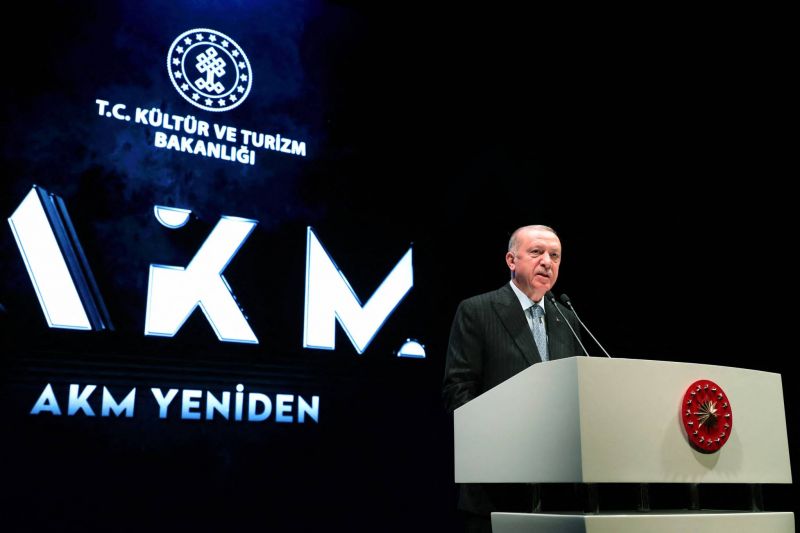 Erdogan inaugure un nouveau centre culturel à Istanbul