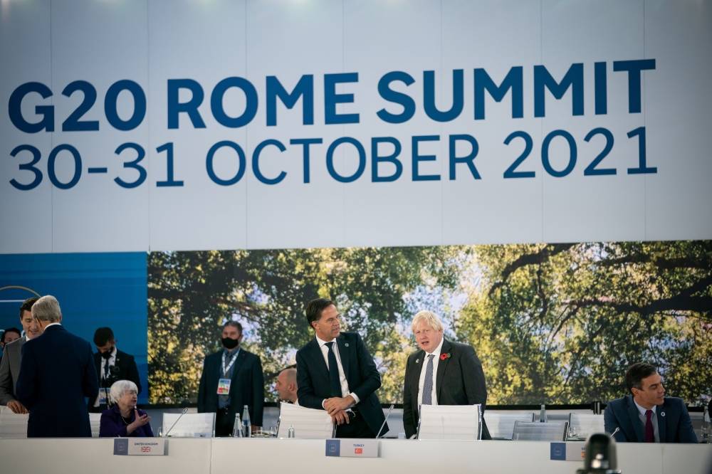 Le G20 arrive à la COP26 avec un accord et des 
