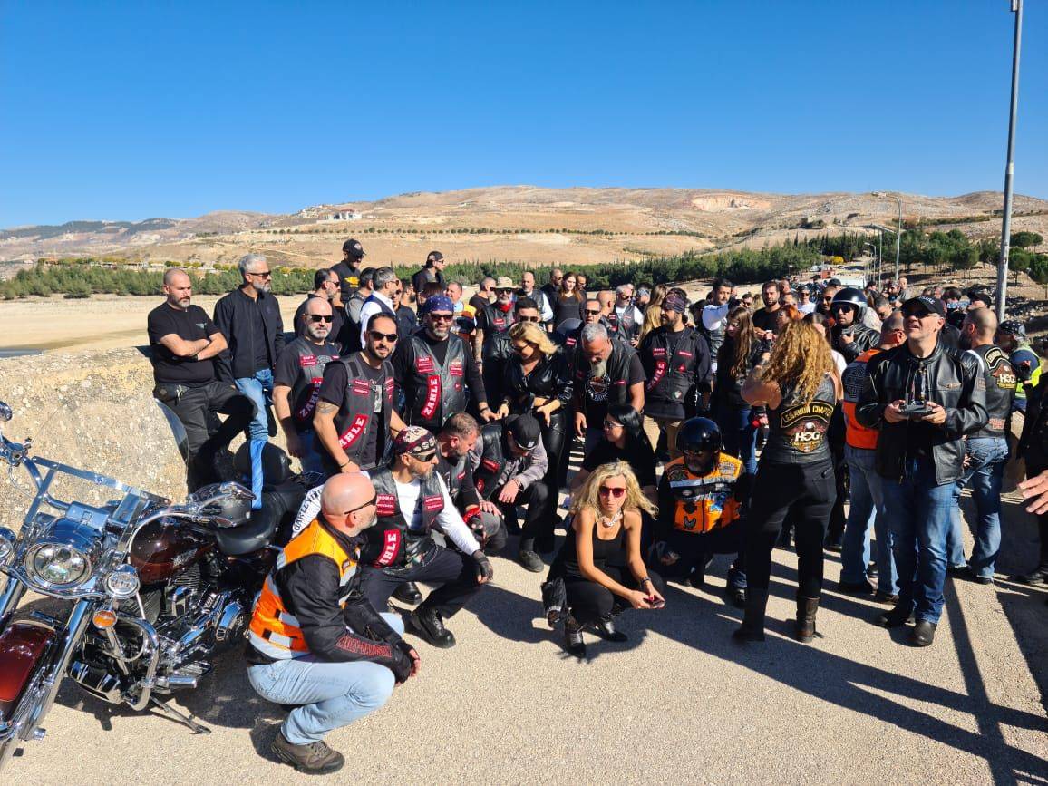 À moto... pour dénoncer la pollution du Qaraoun