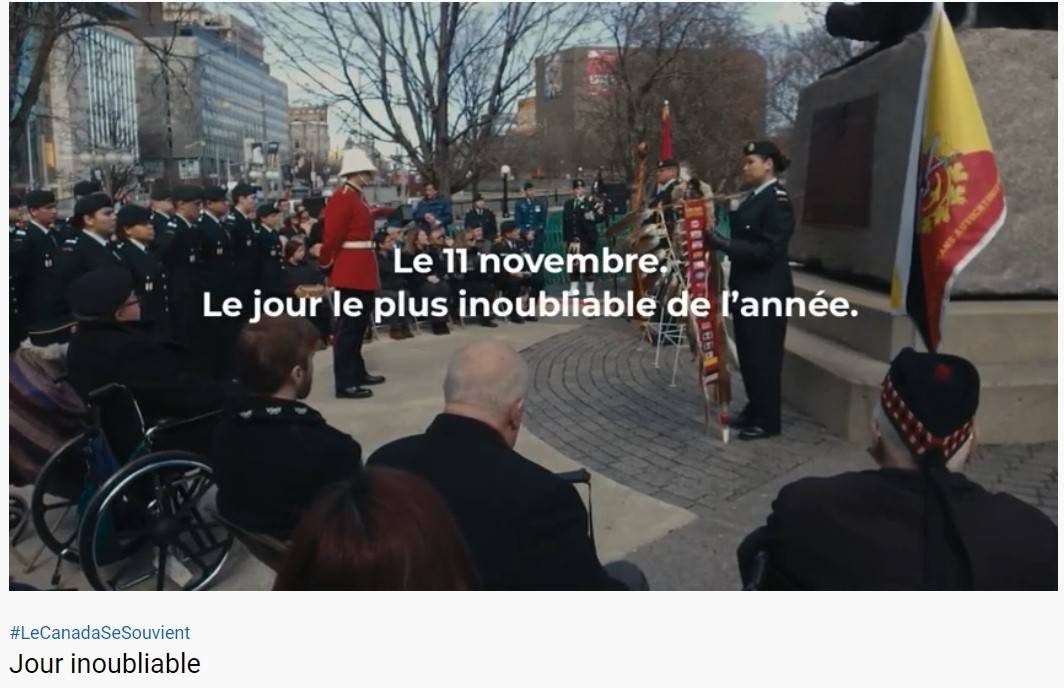 Au Jour du Souvenir...