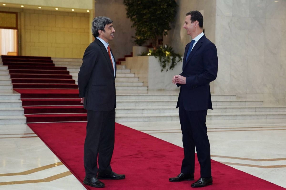 Le chef de la diplomatie des Emirats à Damas, première visite officielle depuis 2011