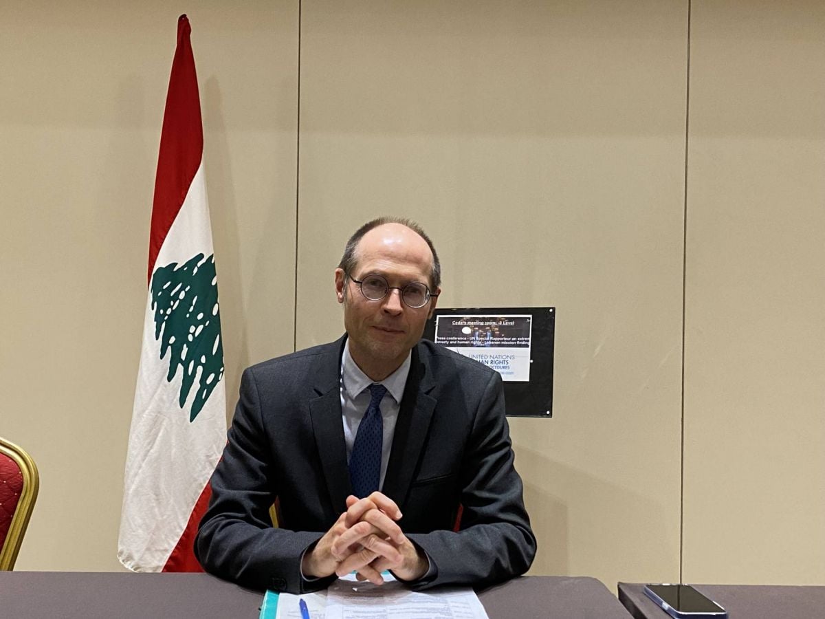 Olivier De Schutter est « sidéré par les conditions de vie dans un pays qui a tant de richesses »