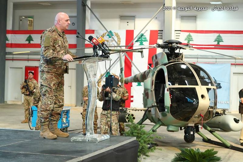 L'armée libanaise réceptionne six hélicoptères militaires offerts par Washington