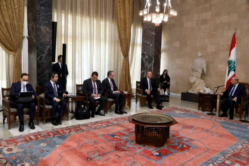 Turkish foreign minister says Lebanon 'will emerge stronger from this crisis' Turkish foreign minister says Lebanon 'will emerge stronger from this crisis'