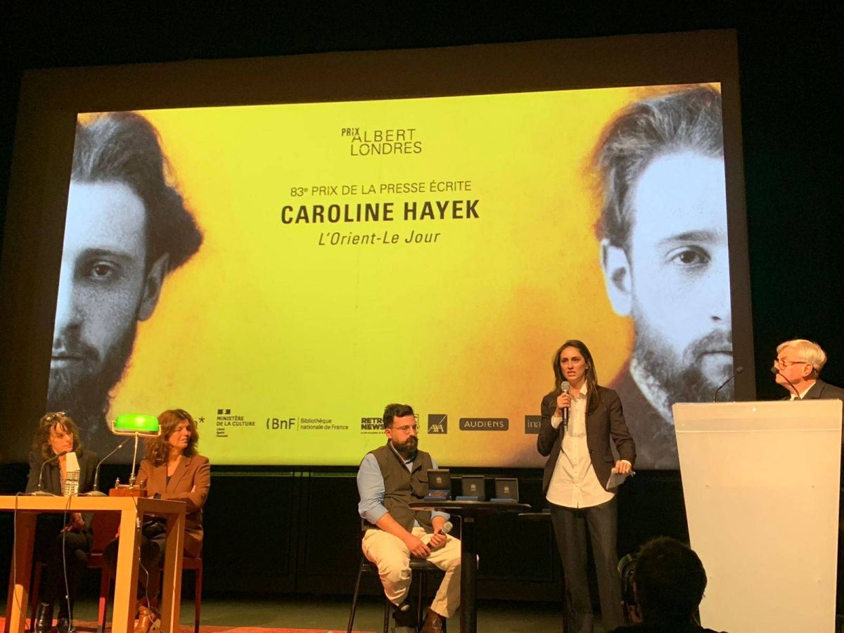 Prix Albert Londres : retrouvez les reportages de Caroline Hayek