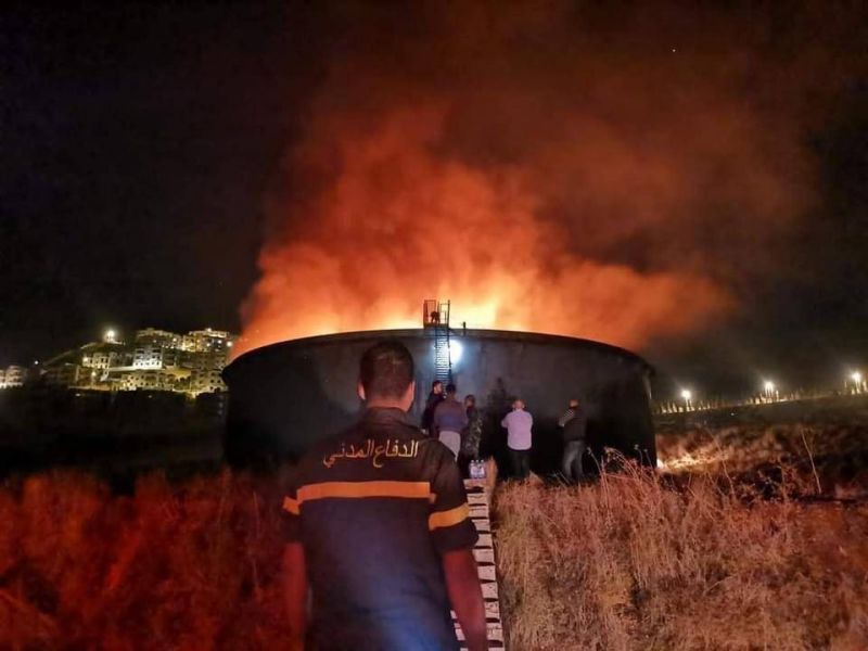Firefighters extinguish overnight blaze at Beddawi oil refinery