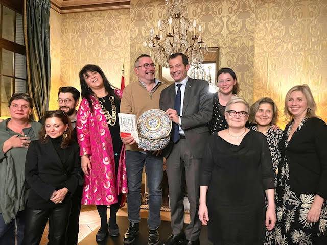 Ziryab remis à Jacky Durand pour son livre « Cuisiner un sentiment »