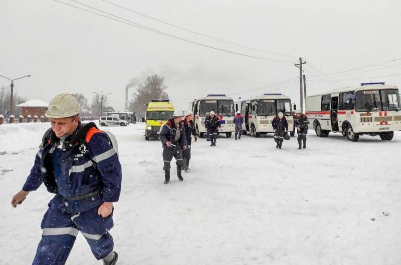 Sibérie : 52 morts après un accident minier Sibérie : 52 morts après un accident minier