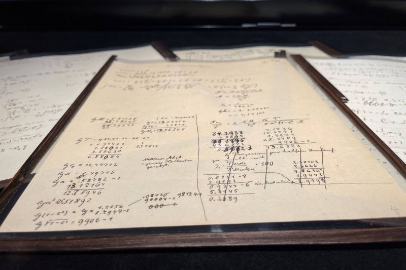 Un manuscrit d'Einstein bat des records