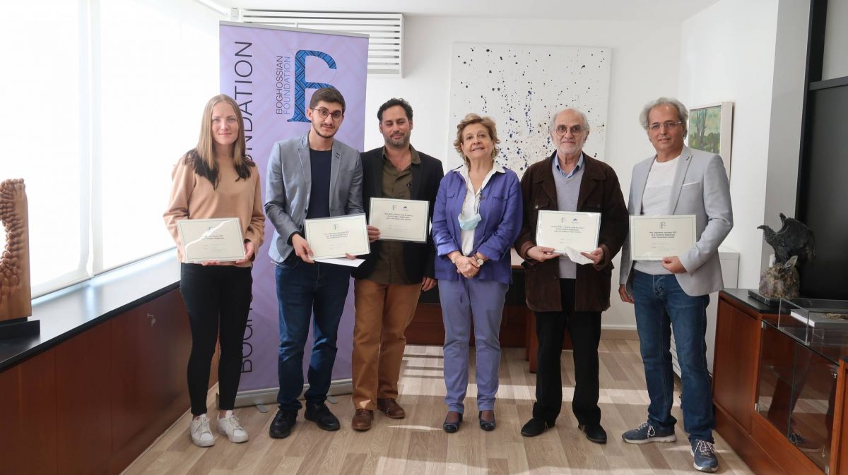 Les prix Boghossian à Douaihi, Arida, Charaf, Ibrahim et al-Roubawi