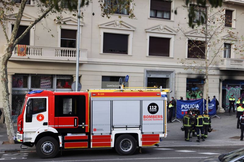 Quatre morts dont deux enfants dans l'incendie d'un squat à Barcelone