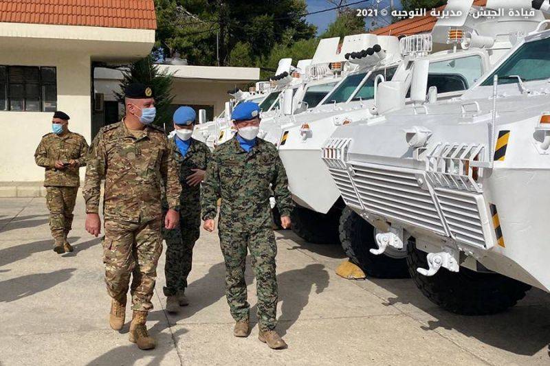 Lebanese army receives donations from Britain, UNIFIL