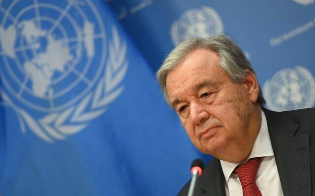 Guterres en visite officielle au Liban à partir de dimanche Guterres en visite officielle au Liban à partir de dimanche