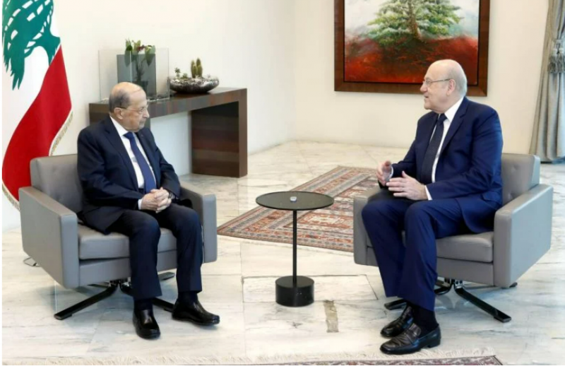 Mikati and Aoun discuss 
