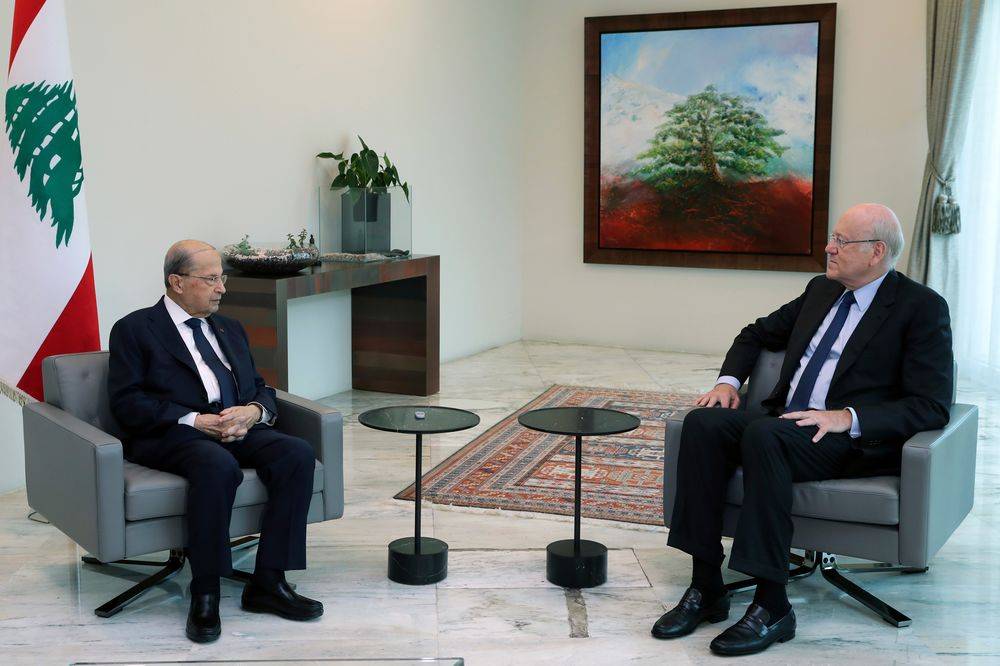 Aoun denounces a ‘deliberate act’; Mikati warns against a ‘fracture of the country’ Aoun denounces a ‘deliberate act’; Mikati warns against a ‘fracture of the country’