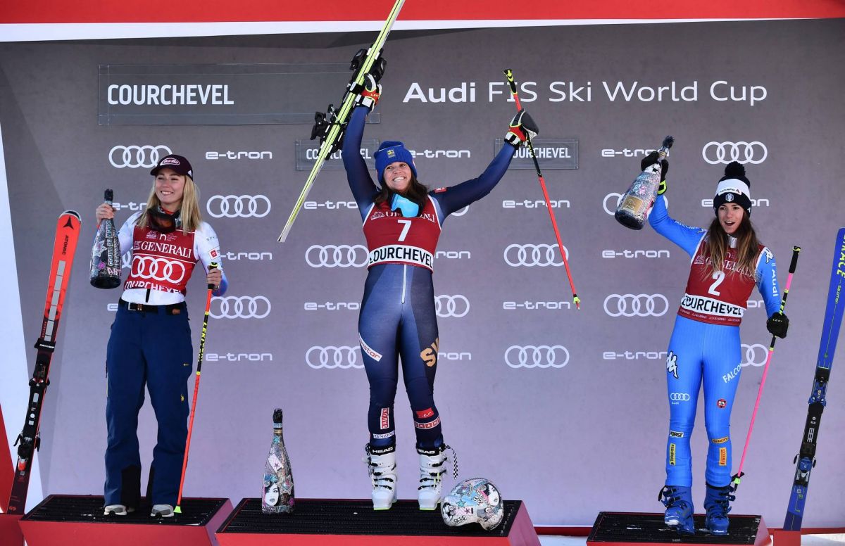 Sara Hector décroche le second slalom géant